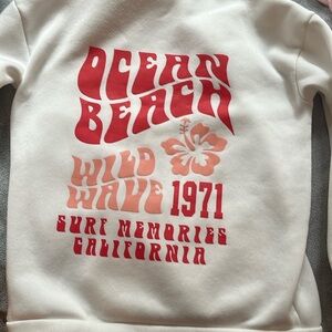 beachy sweatshirt